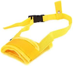 犬のマズル メーカー公式ショップ 犬用マズル口輪 拾い食い 無駄吠え イエロー キズな M 噛みグセ