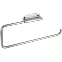 InterDesign Forma Swivel Paper Towel Holder for Kitchen - Wall Mount/Under Cabinet, Brushed Stainless Steel
