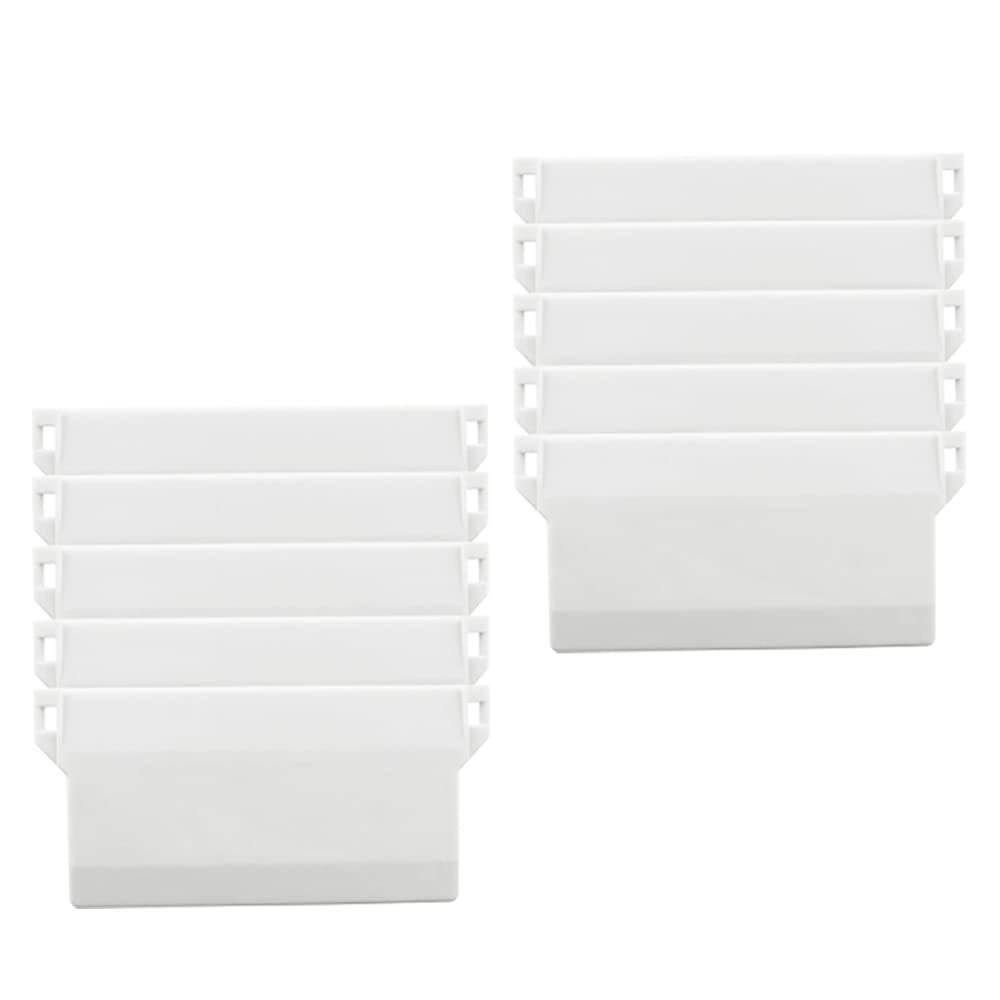 Heavy-Duty Vertical Blind Weights | Set of 10 | 89mm, 3.5 inches | Replacement of vertical blinds slats replacement, White