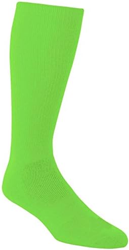 Gravity Threads Athletic Baseball Tube Socks - Lime Green - Large