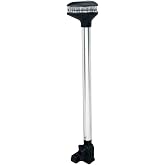Perko 1639DP0CHR 12V LED Stealth Series Fold Down White All-Round Light - Vertical Mount