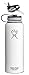 Hydro Flask Insulated Stainless Steel Water Bottle, Arctic White, 40-Ounce
