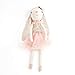 MON AMI Floral Bunny Ballerina Designer Plush Doll, Exquisite Craftmanship, Premium Quality, Cuddling, Collecting & Playing Toy, Baby or Toddler Gift 18