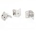 Stainless Steel Corner Braces Angle Brackets Silver Tone 8PCS