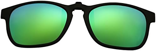 JOLITCHION Classic Driving Clip on Eyewear Flip Up Sunglasses Lens With TR90 Frame Polarized Glass