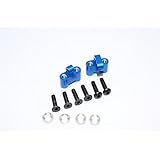 GPM Axial Yeti (AX90026) & Yeti SCORE (AX90068) Upgrade Parts Aluminum Servo Mount - 1Pr Set Blue