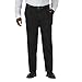 Haggar Men's Big-Tall Work to Weekend Hidden Expandable Waist Pleat Front Pant,Black,48x29