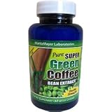Pure Super Green Coffee Bean Extract: 60 Double Strength - 800mg Veggie Capsules