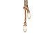 NAVIMC Industrial One Single Rope Hemp Pendant Light Fixture for Dining Room Kitchen (39