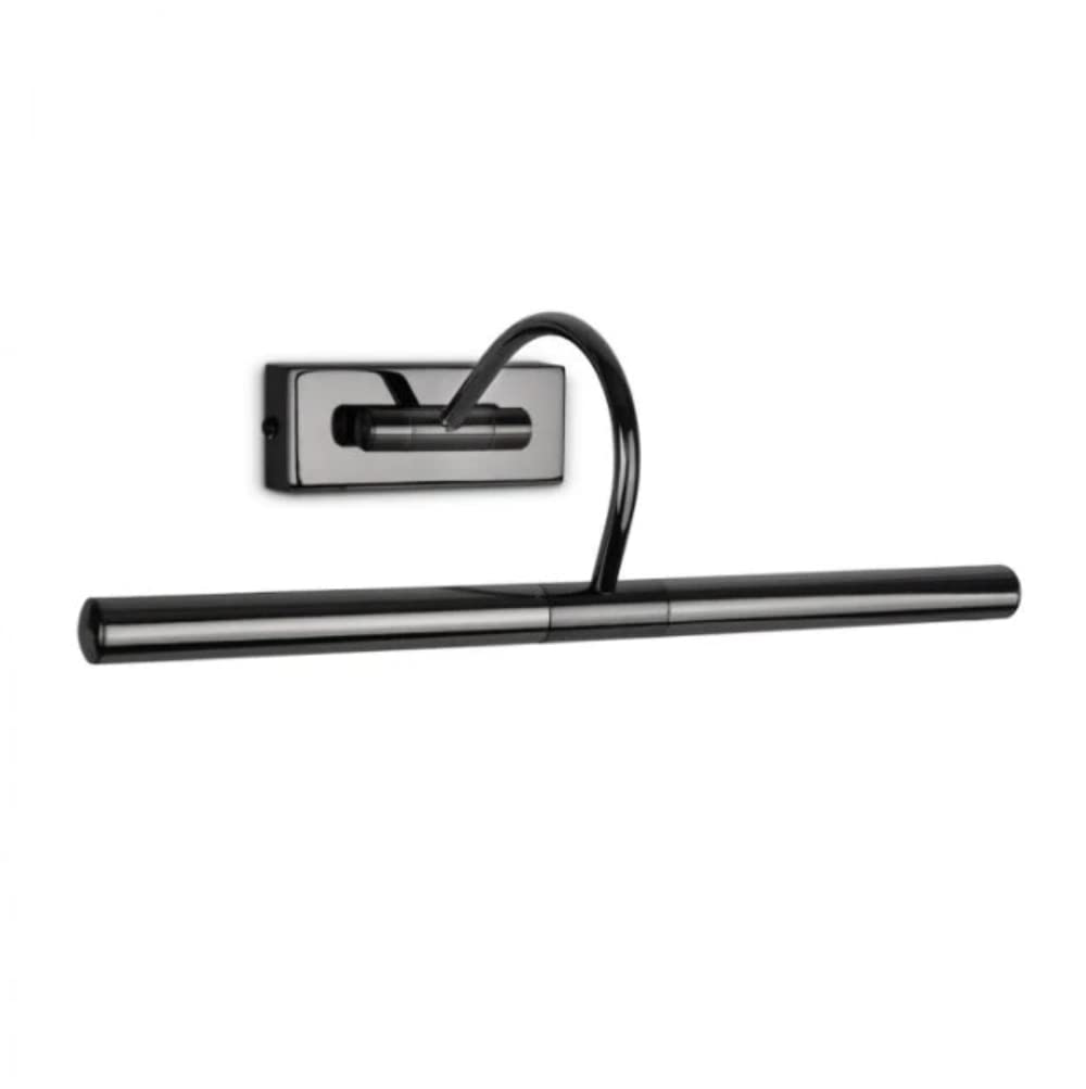 MiniSun | Capri Adjustable Black Chrome Mains Powered Display Wall Light | Hardwired Picture & Display Lights, Home Décor & Improvement Essential | Mains Wired