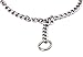 SGODA Chain Dog Training Choke Collar, 23 in, 3.0 mm