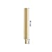 Bluecell 20pcs M3 Male to M3 Female 40mm Screw Thread PCB Brass Screw Hexagonal Stand-off Spacers