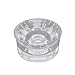 mxuteuk 4pcs Transparent with White Word Electric Guitar Bass Top Hat Knobs Speed Volume Tone AMP Effect Pedal Control Knobs KNOB-S7