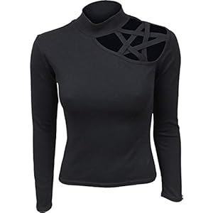 Spiral Gothic Elegance Shirt met lange mouwen zwart Gothic, Rock wear