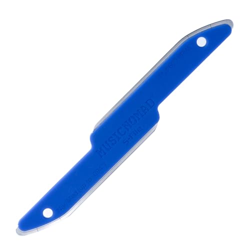 MusicNomad Diamond Coated, Safe Zone Guitar Fret Crowning File (S-File) (MN850)