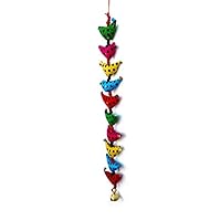 Rastogi Handicrafts Indian Traditional Ten Bird Hanging Layer, Wall Hanging, Door Hanging, Decorative Hanging