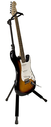 Ultimate Support GS-100+ Genesis Series Plus Guitar Stand w/ Locking Legs, Hanging Yoke, and One-Touch Lock Mechanism - Thumbnail 6