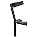 in-Motion Forearm Crutches | Spring Assist | Ergonomic Handles | Articulating Tips | Size Tall (4'9