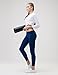 TSLA Yoga Pants Leggings Mid-Waist/High-Waist Tummy Control w Pocket Series, Yogabasic Midwaist(fyp51) – Navy, Large [Size 10-12_Hip41-43 Inch]thumb 3