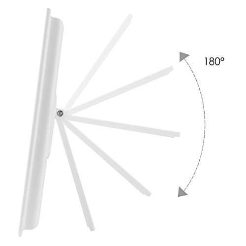 Foldable LED Lighted Vanity Mirror with Light, Oenbopo Smart Touch