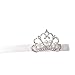 Gillberry Crown hair band Princess Baby Girl Crystal Pearl Crown Hairband (White)