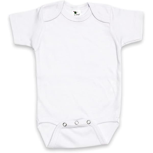 Amazon.com: Laughing Giraffe Baby Blank Short Sleeve One Piece
