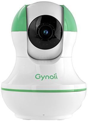Gynoii WiFi Wireless Pan-Tilt Video Baby Monitor with HD Infrared Night Vision, Two Way Audio and Time-Lapse for iPhone, iPad, Android Phones and tablets