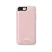 RUNSY iPhone 6S Plus / 6 Plus Battery Case, 7500mAh Rechargeable Extended Battery Charging Case for iPhone 6S Plus / 6 Plus, External Battery Charger Case, Backup Power Bank Case (Rose Gold)