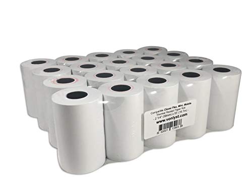 Clover Flex Receipt Paper 2 1/4 x 55 (20 rolls)