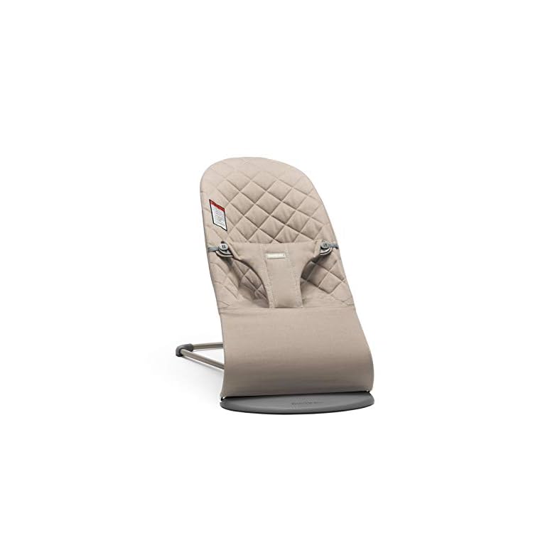 BabyBjörn Bouncer Bliss, Sand Gray, Cotton (006017US)