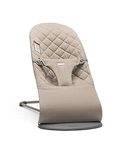 Babybjorn Bouncer Bliss Sand Gray Cotton us Baby Amazon Com