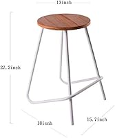Diwhy Vintage Industrial Bar Stools Retro Kitchen Bar Chairs