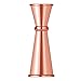 Homestia Double Cocktail Jigger for Bartending with 2 measurement units Inside (OZ&ML), Japanese Jigger 2 OZ 1 OZ, 304 Stainless Steel Jigger, Bar Accessories for Bartender (Rose Gold)