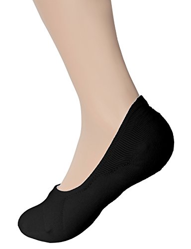 OSABASA Womens 3 Pair Casual No-Show Socks of Hidden Flat Boat Line,KWMS09-3 Pairs-BLACK,Shoe Size 5-8 (Sock Size 8.5"-9.5") - Thumbnail 3