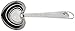 Kate Aspen Love Beyond Measure Spoons, Heart Shaped Measuring Spoons, Stainless Steel