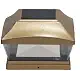 SOLAR POST CAP with 2 SMD LEDs for 28 LUMENS with adapters for 6X6 Post Cap Lights (White - Set of 8)