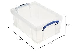 Really Useful 9.0 Liter Box, Clear