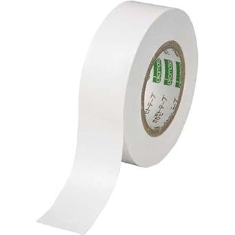 Amazon オカモト ビニールテープ 白 １９ｍｍ １０ｍ １０巻入 絶縁テープ 産業 研究開発用品 通販