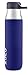 ZULU Studio Glass Water Bottle with Silicone Sleeve, Violet Ice, 26oz