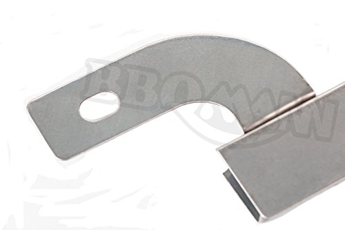 BBQMANN AJ423(3-pack) Stainless Steel Crossover Tube Replacement for Select Gas Grill Models By Brinkmann, Charmglow and Others - Thumbnail 3
