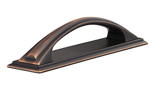 Richelieu Hardware BP26987BORB Classic Metal Drop Pull ,5 ", Brushed Oil-Rubbed Bronze