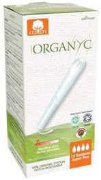 LIORGAT04 - Organyc 100% Organic Cotton Tampons with Applicator, Super Plus