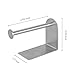 KaryHome Adhesive Toilet Paper Holder, Self Adhesive Toilet Paper Roll Holder Stick on Wall for Bathroom, Stainless Steel,Vertical or Horizontal Installation