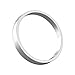 Hubcentric Rings (Pack of 4) - 64.1mm ID to 73.1mm OD - Silver Aluminum Hubrings - Only Fits 64.1mm Vehicle Hub and 73.1mm Wheel Centerbore - Compatible with Honda Acura