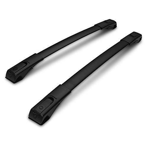 TAC Aluminum Cross Bars Fit 2013-2018 Toyota RAV4 with Lock System Best for Roof Top Rail Rack Snowboard Kayak Canoe Luggage Carrier