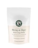 Veterinary Naturals Hemp & Hips Dog Joint Supplement - Glucosamine and Hemp Oil for Dogs - 'Senior Large Breed' Dog Arthritis Supplement - 60 Soft Chew Senior Dog Vitamins, Rotisserie Chicken Flavor