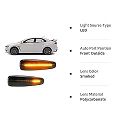 NSLUMO Sequential Amber LED Side Marker Light for