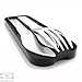 monbento - MB Pocket Black case - Stainless steel cutlery set for lunch box - 3 Pieces fork knife spoon - Flatware set ideal for work travel school
