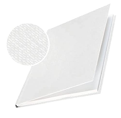 Leitz impressBIND Hard Covers, 7.0 mm Spine, White, Pack of 10