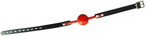 Bondage Masters Fantasy and Fetish Silicone Ball Slave Sub Gag, Red